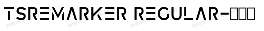 TSRemarker Regular字体转换